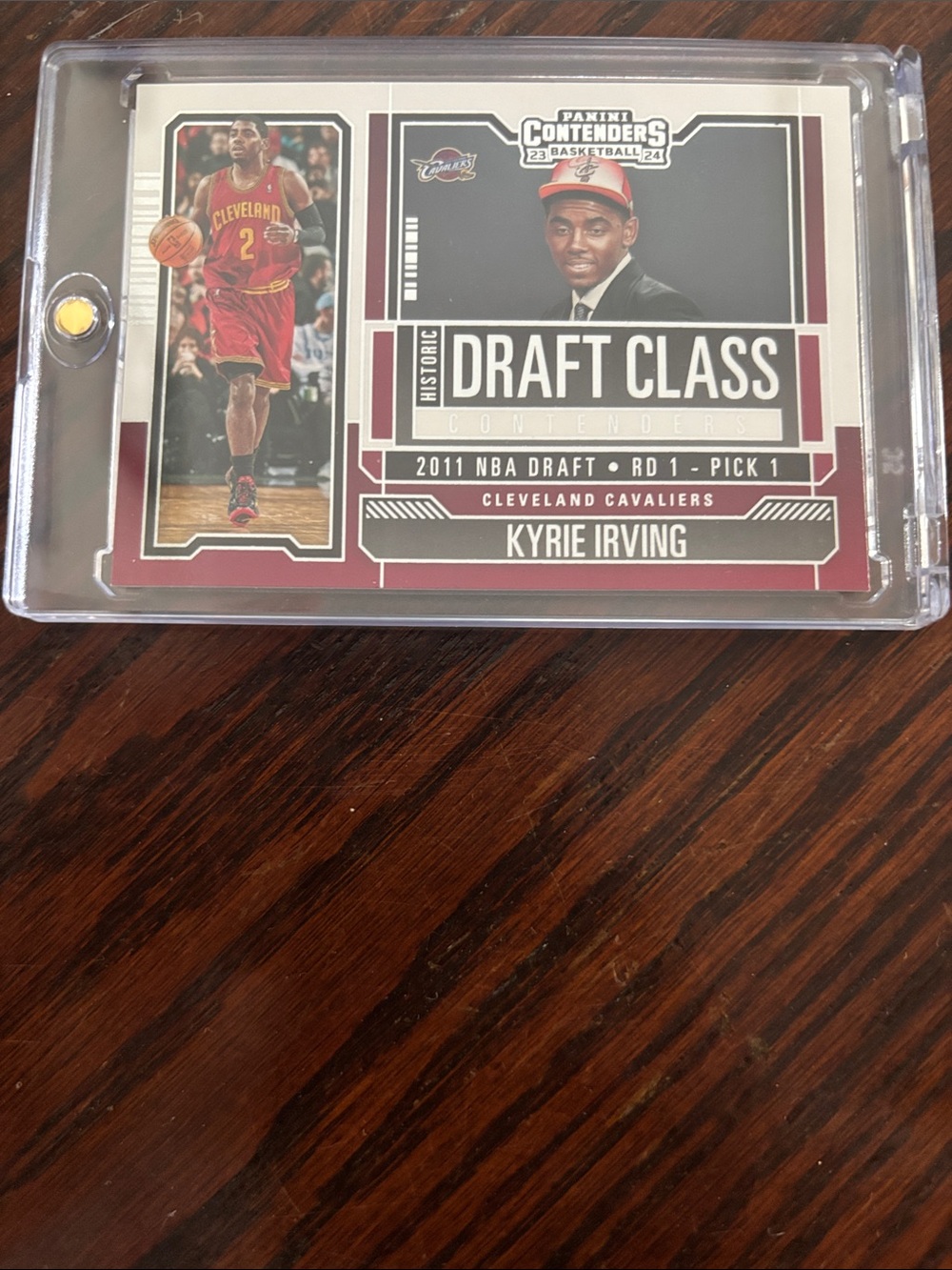 Kyrie Irving Cavaliers Draft Class Contenders Card
